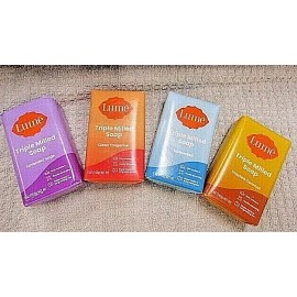 LUME NATURAL SOAP~U PICK FROM 5 SCENTS~FULL SIZE~FACE & BODY SOAPS 5 OZ NIP 134 - Toasted Coconut