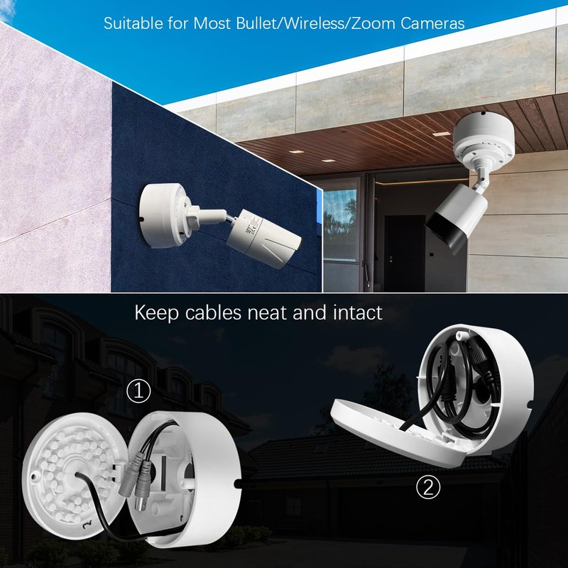 (Camera Junction Box) Junction Box for CCTV Camera, Outdoor Camera