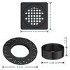 4 Inch Drain Grate Kit,Compatible with Schluter Kerdi Drain Flange,