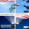 RAYSLIT Solar Flag Pole Light 3300 Lumens Flagpole Light Solar