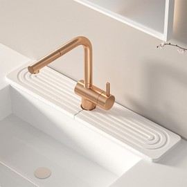 Descubre la innovación de NZNDWYT: Accesorio para el hogar con Rápido Absorbente y Secado Eficiente: Nuestro tapete para fregadero de cocina está hecho de diatomita.