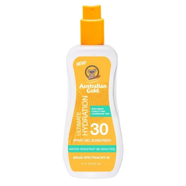 Australian Gold Spf#30 Spray Gel Ultimate Hydration 8 Ounce (235ml)
