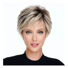 generic W Pelucas Cortas De Corte Pixie Rubio Para Mujeres Blancas