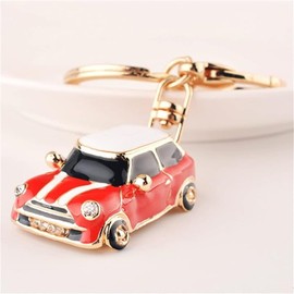 EACTEL Mini Car Key Chain 3D Model Key Ring Cartoon Keychain Key Holder Fit Women Men Kids Keys Accessories Key Ring Custom Jewelry for Kids