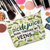 MYSOMY Pickle Juice Makeup Bag Pickle Lover Gifts Pickle Juice