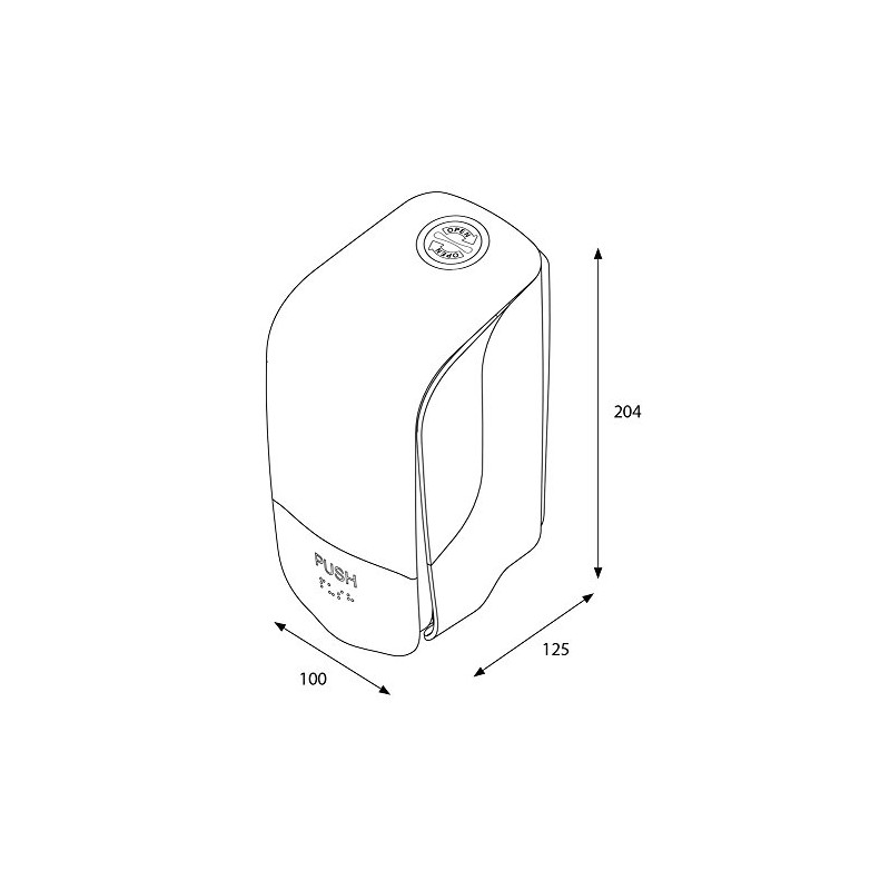 Katrin 90205 Inclusive Soap Dispenser 500 ml White