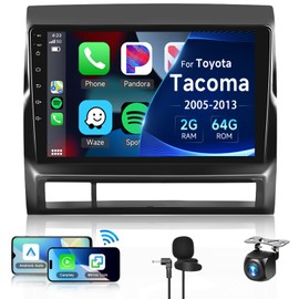 2G+64G for Toyota Tacoma 2005-2013 Car Radio Wireless Carplay/Android Auto,Android Car Stereo 9Inch Touch Screen GPS Navigation WiFi Bluetooth FM/RDS Mirror Link SWC Backup Camera