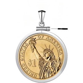 Geruibi Border Screw Top Coin Border is suitable for 26.54mm diameter 2.06mm thickness, Coins Not Included