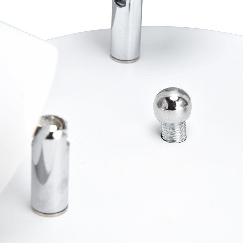 GU10 Ceiling Spotlight Holder 3 Head Rotating Lamp Base Fixture