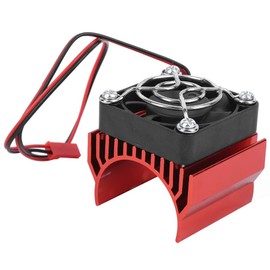 Keenso RC Heat Sink Cooler, 36mm Diameter Heat Sink Cooler Heat Fin for 1/10 RC Car 540/3650/3660/3670 Motor(Black) Model car Parts Model car Parts