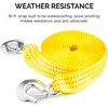 NEIKO 51008A Heavy Duty Tow Strap with Hooks, 2” x