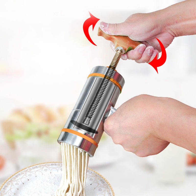 Household Manual Stainless Steel Pasta Maker Noddles Presser Making Machine