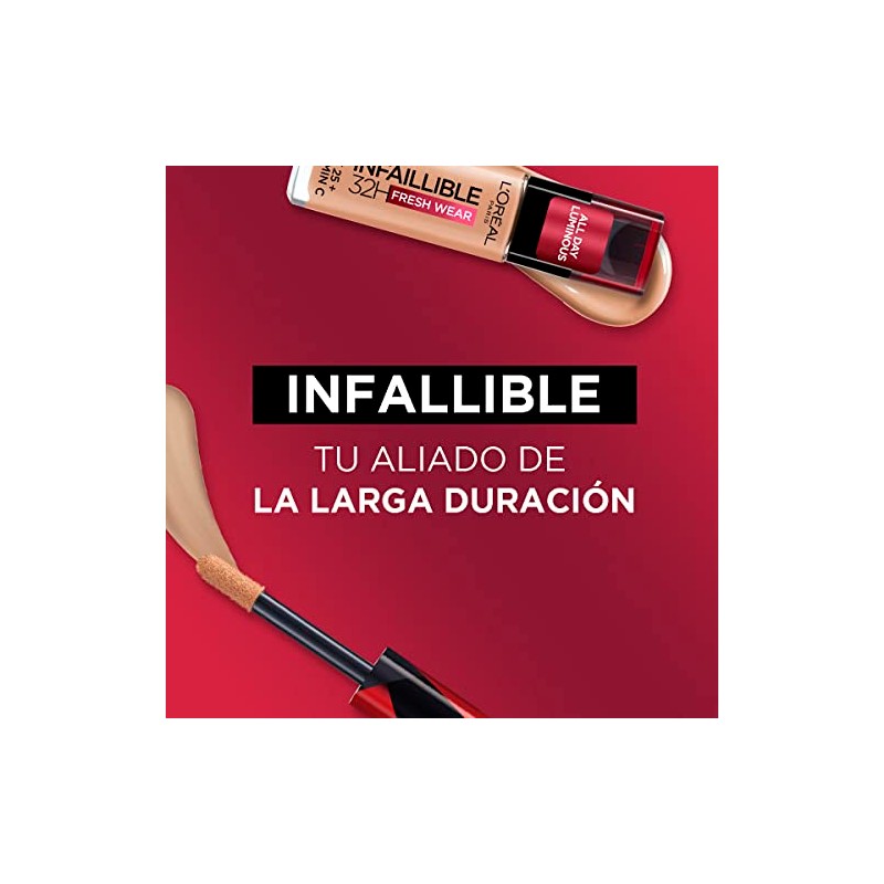 L'Oreal Paris Kit base de maquillaje Infalible 200 + corrector