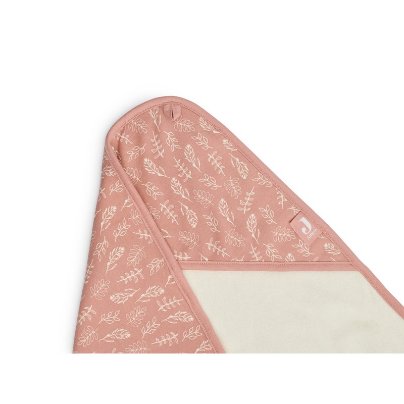Jollein Hooded Towel Meadow 75 x 75 cm Rosewood