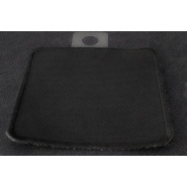 Ivamis Black 3 Inch Square Blank Patch- 3x3 inch - P4036
