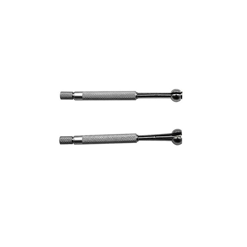 4pcs Telescopic Bore Gauge Set, 3-13 mm Adjustable Small Hole