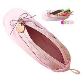 Lunache Ballet Recital Present, Ballet Shoes, Ballet Miscellaneous Goods, Pen Case, Gift, Accessory Case, Makeup Pouch, Stylish, Cute, Birthday Gift (Baby Pink), babypink, girly