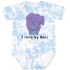 inktastic I Love My Noni Elephant Purple Blue Baby Bodysuit