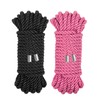 Coldairsoap Soft Silk Rope, Pink Nylon Rope Skin Friendly Twisted