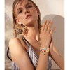 ANGLESJELL 3PCS Rainbow Tile Bracelets for Women (Style A)