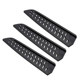 PATIKIL PP Safety Knife Cover Sleeves for 7" Santoku Knife, 3 Pack Knives Edge Guard Blade Protector Universal Knife Sheath Portable for Kitchen, Black