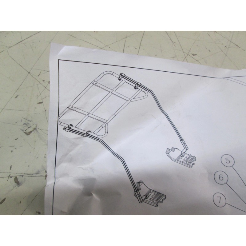 QUADRAX REAR FENDER PROTECTOR SET - POLARIS XPLORER 250 +