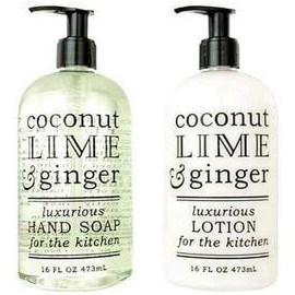 Greenwich Bay Trading Company Kitchen Collection: Coconut Lime & Ginger (Hand Soap & Lotion)