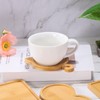 sourcing map 4PCS Hexagon Coasters for Drink, Mosaic Bamboo Coasters,