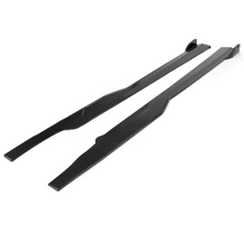 HECASA Side Skirts Body Kit Replacement Compatible with 2015-2023 Dodge Charger SRT Black Pair Rocker Panels Guard Side Extension Splitter