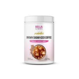 Bella All Natural Probiotics Brown Sugar Iced Coffee with Prebiotics Powder - 500g