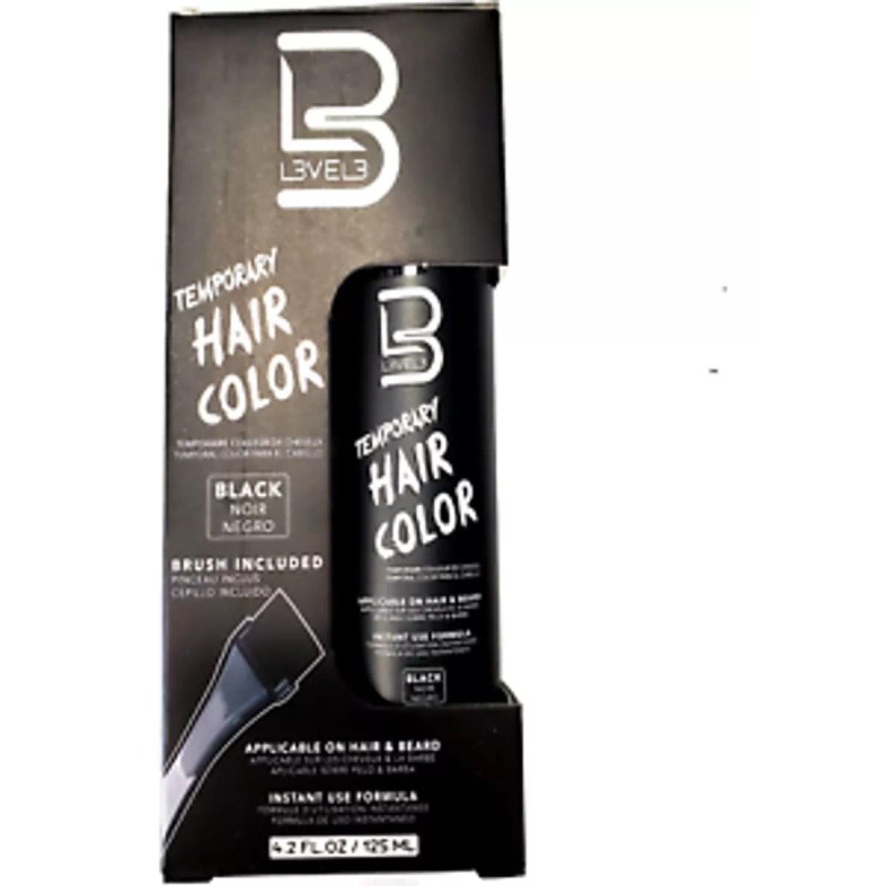 L3vel3 Tinte L3vel3 Temporary Temporary Hair Color tono 1 negro