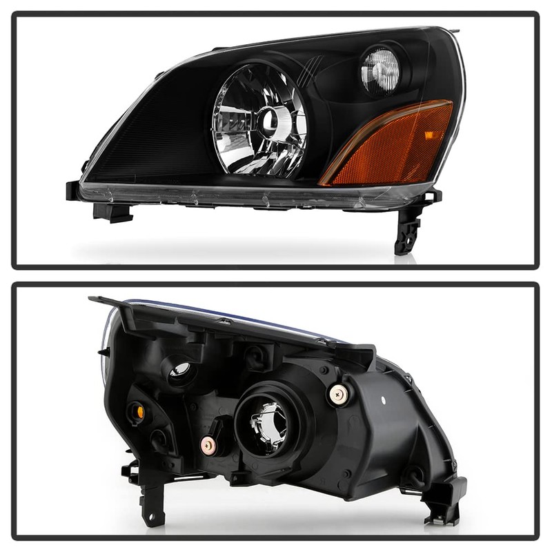 ACANII - For Blk 2003-2005 Honda Pilot Replacement Headlights Headlamps