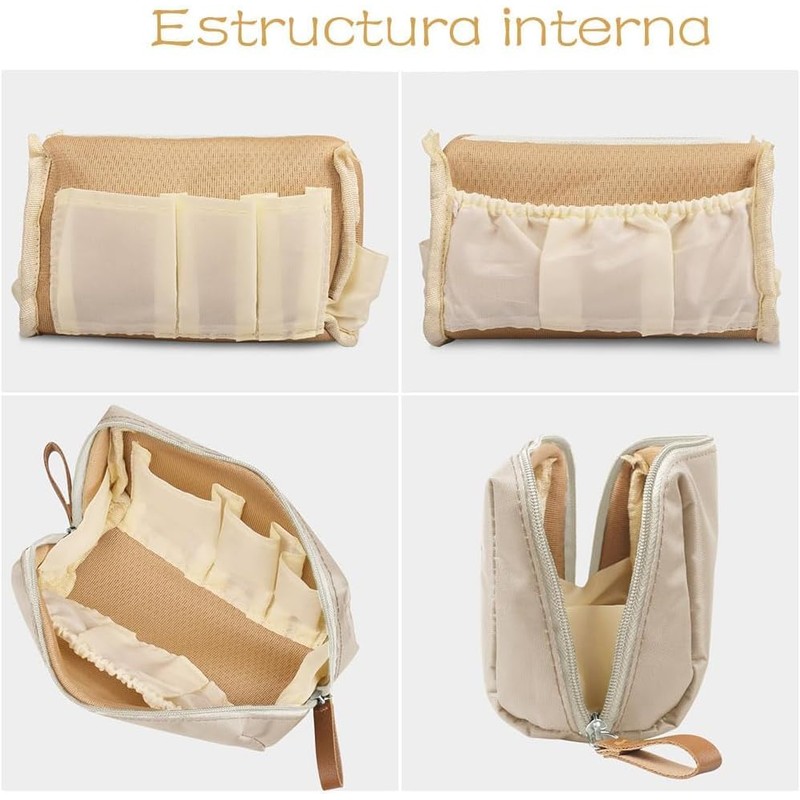 GeorgeX Bolsa de Maquillaje de Viaje para Mujer, Estuches de