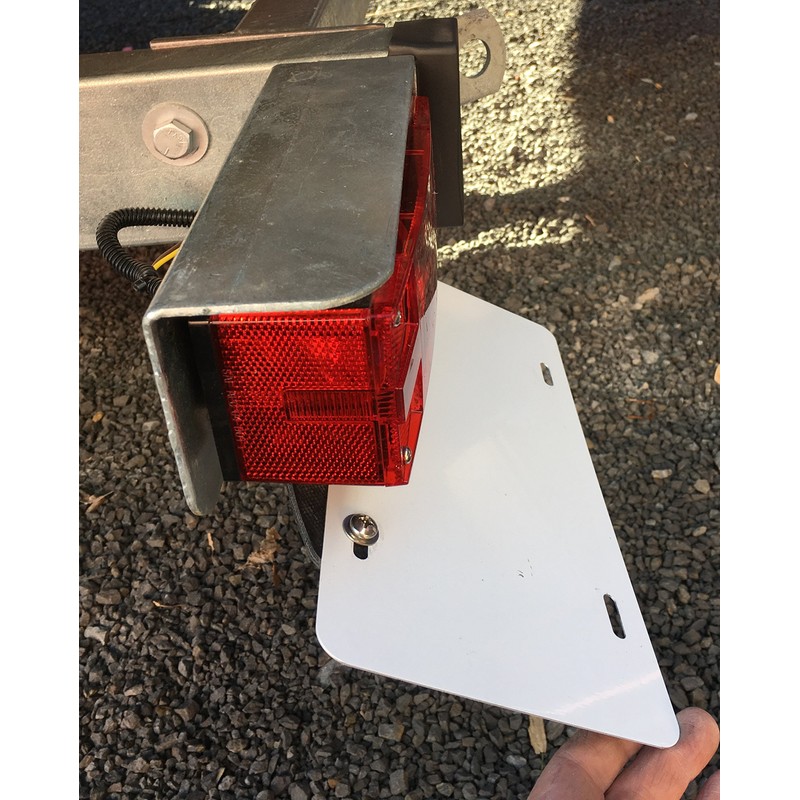SurePlate TM Trailer/Truck EM16002 Rubber License Plate Holder Bracket, Economy-Max,