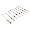 10Pcs Metal Memo Clips Gold Color Electroplated Safe Light Strong