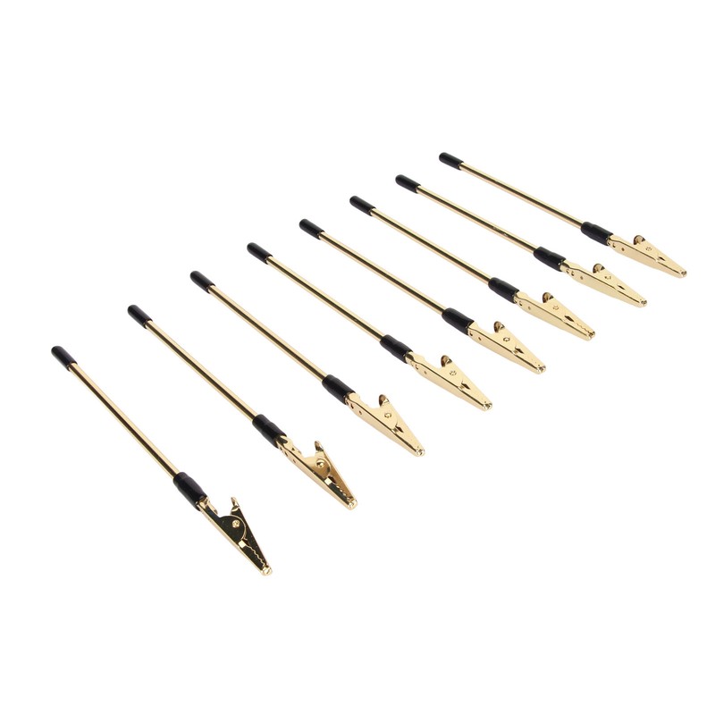 10Pcs Metal Memo Clips Gold Color Electroplated Safe Light Strong