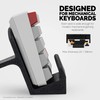 BRAINWAVZ Dual Desktop Keyboard Stand & Holder, Organize Your Desk,