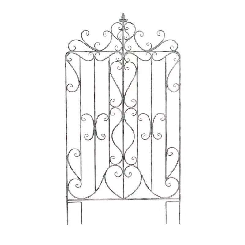 주택 철문 출입문 게이트 입구 장식 단독주택 [흰색] White Iron