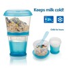 Cereal On The Go, Cup Container Breakfast Drink Milk Cups