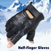 Unisex Tactical Hard Knuckle Half Finger Gloves Army Military Work
