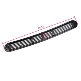 G-PLUS Graphite Dash Defrost Vent Cover Grille Panel Compatible with Chevy Blazer S10/GMC Jimmy Oldsmobile 1998-2004 SUV Pickup Truck (Black)