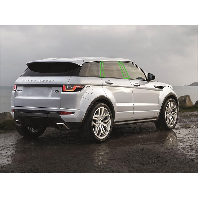 Rvinyl Pillar Post Window Trim Compatible with Land Rover Range