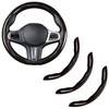 Carbon Fiber Steering Wheel Cover, Snap on Car Steering Wheel