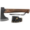 Fox Outdoor Viking Axe Wooden Handle Leather Sheath