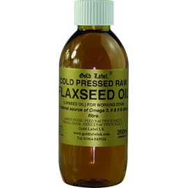 Gold Label Canine Flaxseed Oil, clear