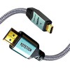 YOTETION 4K Micro HDMI to HDMI Male Cable 25FT, 4K@60Hz