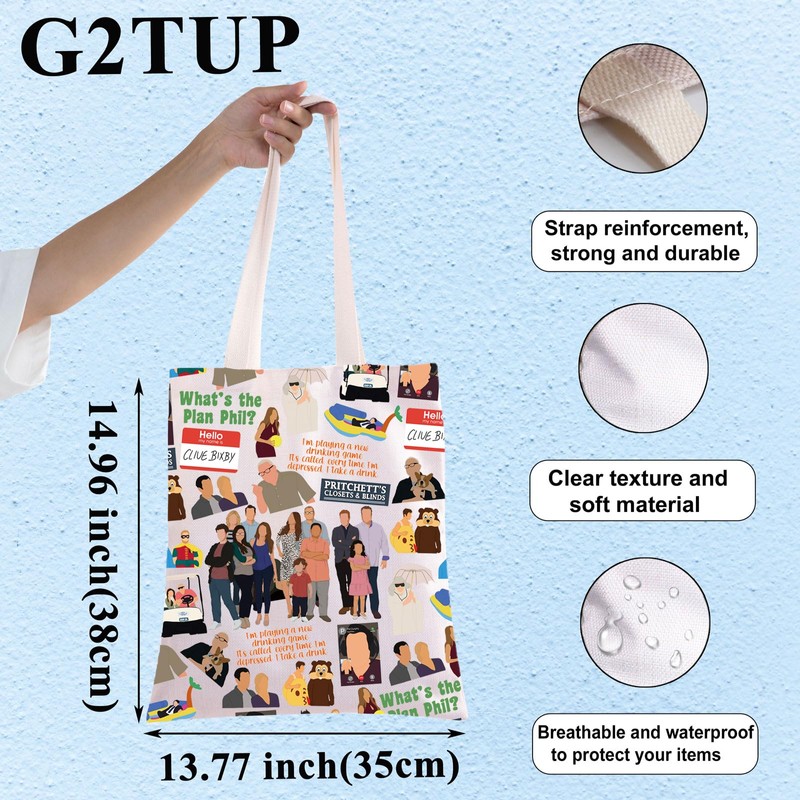 G2TUP Dunphy Family Tote Bag Phil & Claire Dunphy Fans