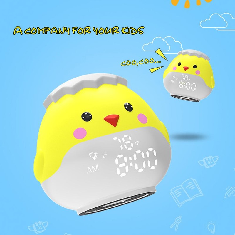 Kids Alarm Clock Snooze Function Bedside Alarm Clock Gift for