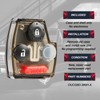 Funda y almohadilla para mando a distancia sin llave, compatible
