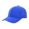 BOTVELA Men Baseball Cap Laser Cut Mesh Snapback Hat (Royal